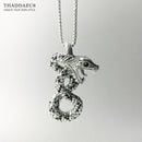 Snake Link Necklace,2017 Brand  Chain Fashion Jewelry 925 Sterling Silver Europe Style Rebel Cross Bijoux Gift For Men & Women