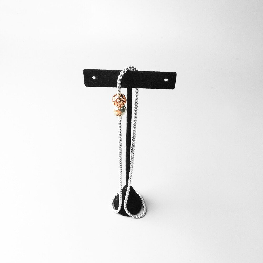 Necklace Basic Rose Glod,2017 Brand 925 Sterling Silver  Strand Fashion Jewelry Europe Style Bijoux Gift For Men Women Friend