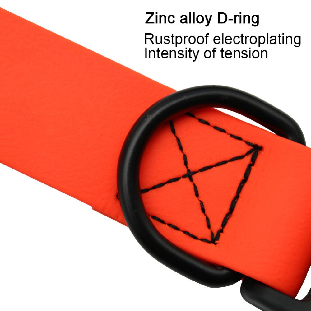 6 Colors Pet Dog Collar, PVC Waterproof Puppy Collars for Small Medium Large Dogs Dirty Resistant and Easy to Clean Pet Supplies - anconmall