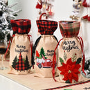 1pc Christmas Wine Bottle Covers Bag Linen Christmas Decorations For Home 2022 Christmas Table Decor Xmas Navidad Noel Gifts