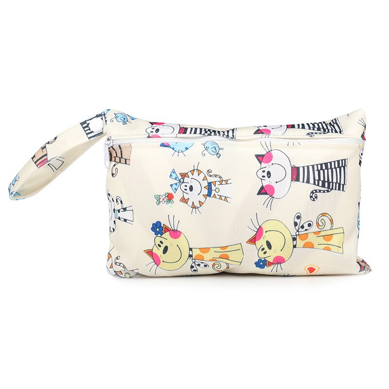 Mommy Diaper Dag Baby Toiletry Bags with Zippered Baby Diapers Waterproof Organizer Reusable Wet Dry Bags Mommy Bag