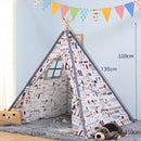 Children&#39;s Tent Teepee Tent For Kids Portable Tipi Infantil House For Children Cabana Kids Tents Decoration Carpet LED Lights