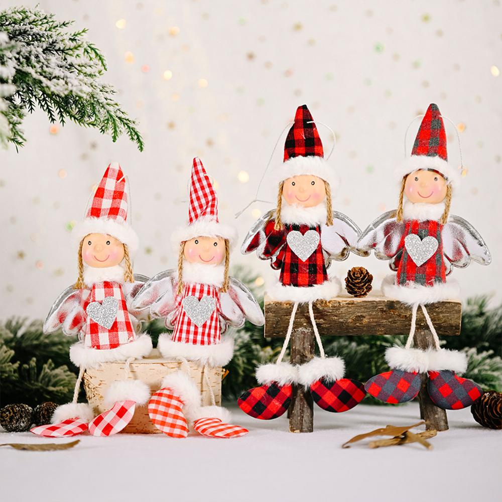 1pc Christmas Doll Christmas Tree Ornaments Merry Christmas Decoration for Home Nartal Navidad 2022 New Year Xmas Gift for Kids