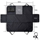 Pet Carrier Dog Car Seat Cover Waterproof With Pet Safety Belt Car Rear Back Seat Mat Hammock Cushion Protector - anconmall