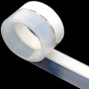 1M 25mm/35mm/45mm Self Adhesive Seal Strip Silicone Door Window Draught Dustproof Weatherstrip For Home Sound Insulation