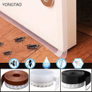 3 Color 1M Length Window Door Bottom Self Adhesive Silicone Rubber Seal Weathering Strip Door Sealing Bar Window Sealing Tape