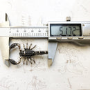 Scorpion Link Chain Necklace,925 Sterling Silver Fashion Jewelry Europe Style Rebel Gift For Men & Women Friend