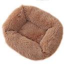 Pet Dog Bed Comfortable Cuddler Square Dogs Kennel Very Soft Washable Dog and Cat Cushion Bed Winter Warm Sofa 12 Color - anconmall