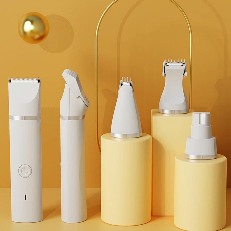 4 In 1 Dog Clipper Pet Cat Grooming and Care Hair Cutting Machine Haircut Trimmer For Dogs - anconmall