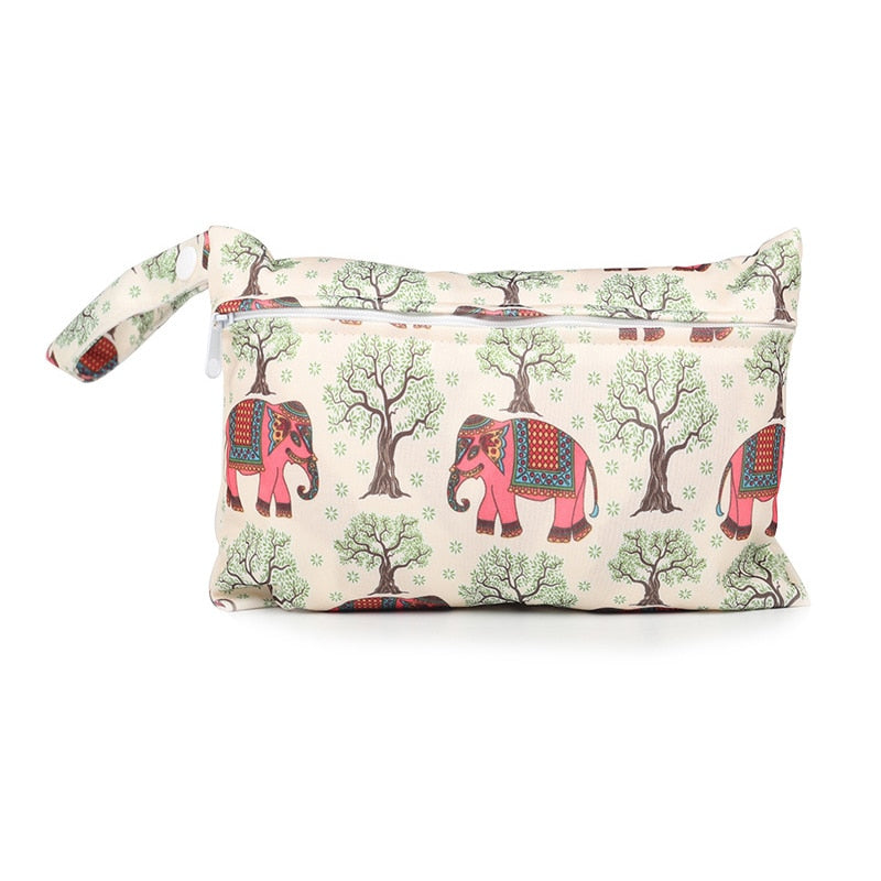 Mommy Diaper Dag Baby Toiletry Bags with Zippered Baby Diapers Waterproof Organizer Reusable Wet Dry Bags Mommy Bag