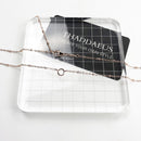 Charm Necklace Rose Gold Color Round Carrier Summer Fashion Jewelry Europe Link Chain 925 Sterling Silver Gift For Women