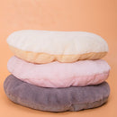 Semi-Enclosed Warm Cat Calming Bed Pumpkin-Shaped Soft Cozy Cat Tent House with Removable and Washable Double-Sided Cushion Pad - anconmall