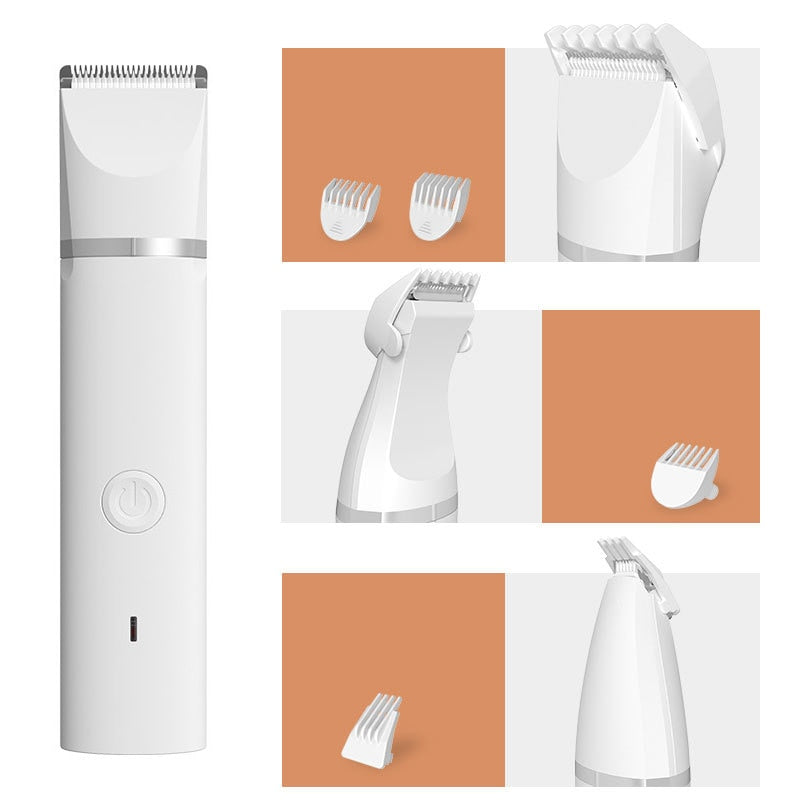 4 In 1 Dog Clipper Pet Cat Grooming and Care Hair Cutting Machine Haircut Trimmer For Dogs - anconmall