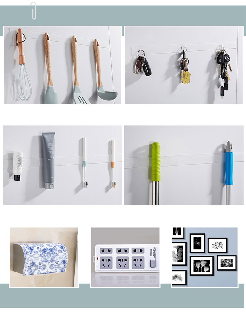 5M Nano Tape Double Sided  Car Transparent Wall Stickers Reusable Tracsless Heat Resistant Tape Waterproof  Monster Tapes