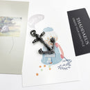 Pendant Skull Anchor Brand New Fashion Punk Jewelry Europe 925 Sterling Silver Accessories Rebel Gift For Woman Men