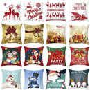 Christmas Cushion Cover Merry Christmas Decorations for Home 2022 Christmas Ornament Xmas Gifts Navidad Noel Happy New Year 2023