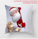 Santa Claus Snowman Cushion Cover Merry Christmas Decorations For Home Navidad 2022 Christmas Ornaments Xmas Gift New Year 2023