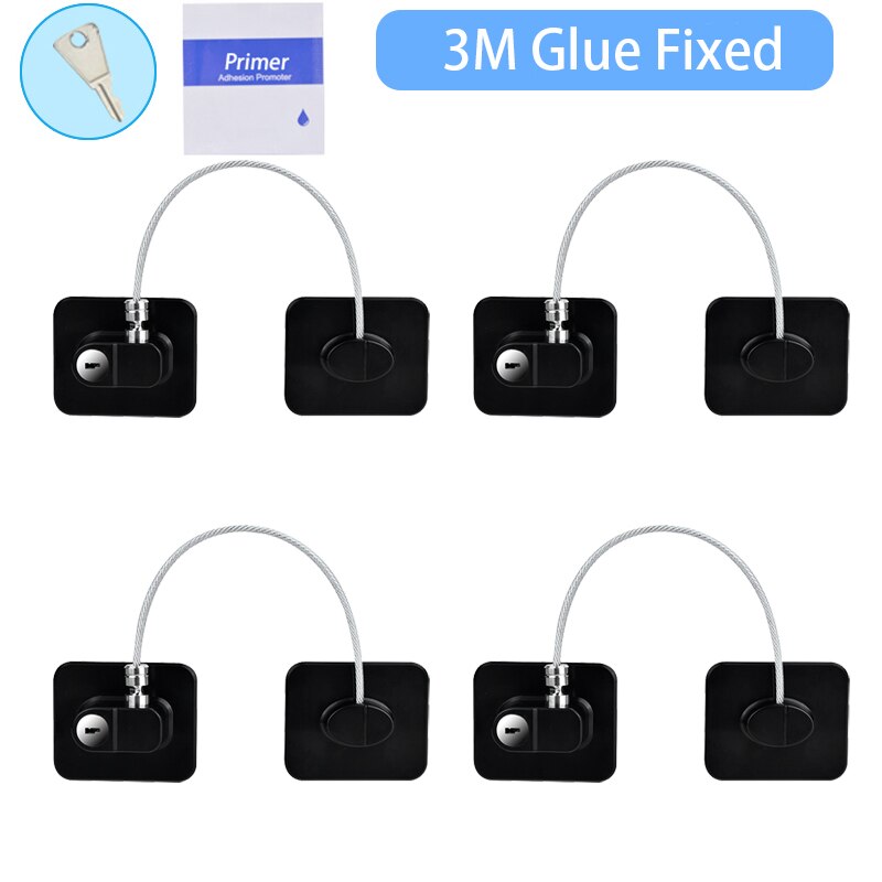 4PCS Children Safety Lock Refrigerator Door Lock  Baby Safety Home Window Lock Child Locks Child Protection On The Cupboard