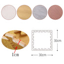Wood Grain Puzzle Floor Foam Carpet Bedroom Splicing Mat  Baby Play Mat Interlocking Exercise Tiles 10Pcs/set 30*30cm