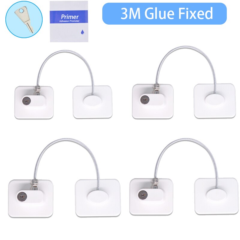 4PCS Children Safety Lock Refrigerator Door Lock  Baby Safety Home Window Lock Child Locks Child Protection On The Cupboard