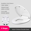 Double Layer Adult Child Toilet Seat Children's pot Training Cover Prevent Falling Toilet Lid For Kids Slow-Close Travel Pot