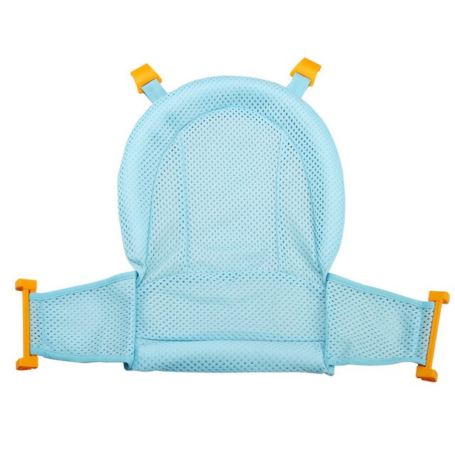 New Baby Shower Bath Tub Pad Non-Slip Bathtub Seat Support Mat Newborn Safety Security Bath Support Cushion Foldable Soft Pillow