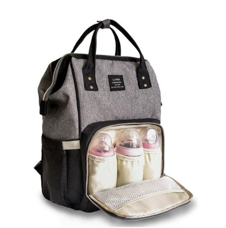 LAND Update Mummy Maternity Nappy Bag Brand Large Capacity Baby Bag Travel Backpack Desiger Nursing Bag for Baby Care