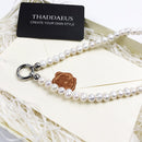 Strand Necklace Real Freshwater Pearl Brand New 925 Sterling Silver Fashion Jewelry Europe Style Glam Gift For Women Friend