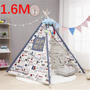 1.6M House For Children Tent Portable Kids Tent Cabana Tipi Infantil Baby Teepee Tents Castle Carpet/LED Lights/Decoration