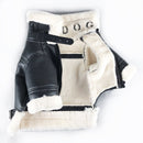 Soft Lapels Faux Fur Coat Black Thickened Warm Coats Dog Jackets for Puppies Teddy French Bulldog - anconmall