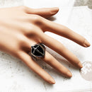 Signet Ring Mystical Sword 925 Sterling Silver Vintage Strength Gift for Women Men 2022 Summer Fine Jewelry
