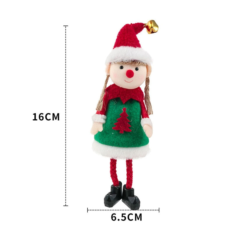 Angel Doll Christmas Tree Hanging Ornaments Pendant New Year Christmas Decorations for Home Navidad 2022 Natal Noel Kids Gift
