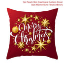 45*45 Christmas Cushion Cover Christmas Decorations for Home Throw Pillows Sofa Home Decor Christmas Pillowcase Pillow Cover