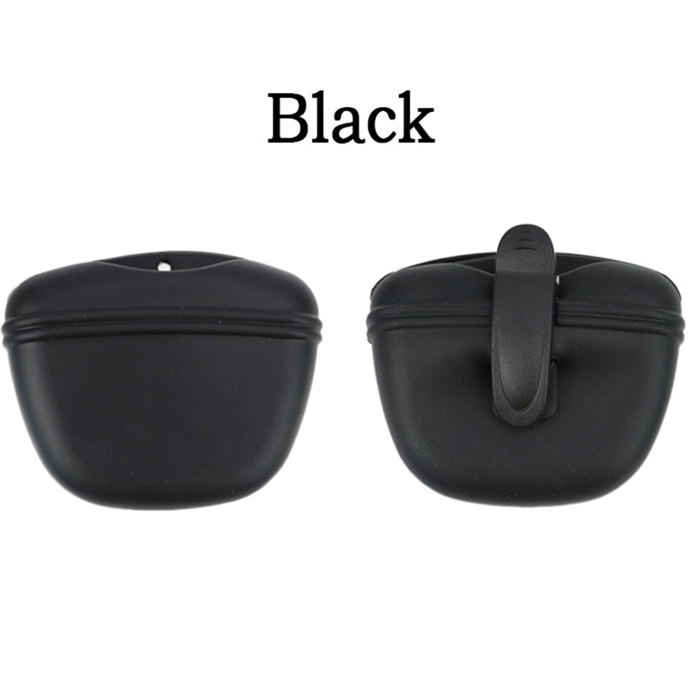 Outdoor Dog Treat Pouch Waist Feed Bundle Pocket Silicone Pet Dog Training Portable Treat Bag Dog Puppy Reward Snack Bag Supplie - anconmall