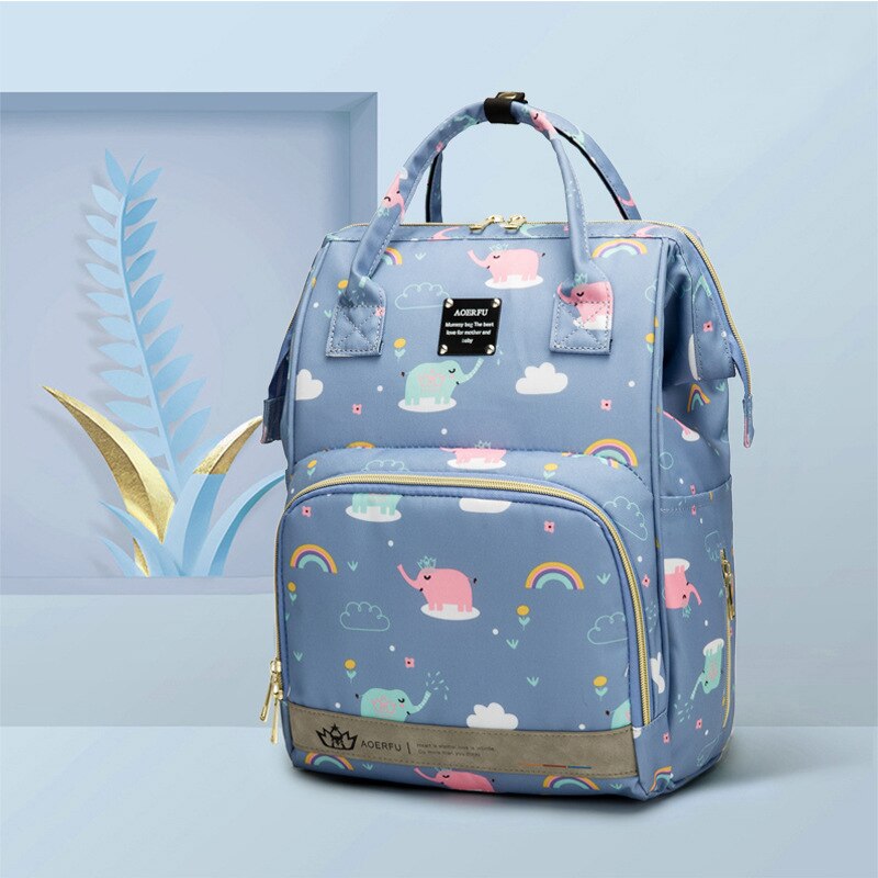 Multifunction Diaper Bag Backpack Waterproof Diaper Backpack for Mom and Dad Baby Nappy Bag Large Capacity Lightweight Size