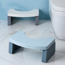 Kids Step Stool Potty Training Foldable Non-Slip Base Toilet Stool, Adult Poop Footstool Multi-Function Fit for All Toilets