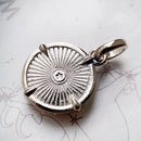 Pendant Faith, Love, Hope, 2022 Summer Fine Jewelry Two-tone Design Accessorie 925 Sterling Silver Vintage Gift For Women Men