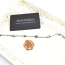 Five Exquisite Feminine Skulls Bracelets Autumn Link Chain 925 Sterling Silver Jewelry Rebel Gift For Women