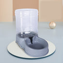 Cat Feeder And Drinker Automatic Cat Food Dispenser Water Bowls Big Capacity Gravity Auto Feeders For Cats - anconmall