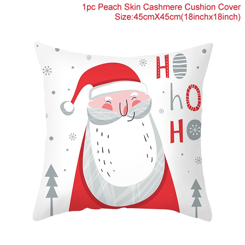 HUIRAN Christmas cushion cover Decorative Pillowcase sofa cushions Pillow cases Christmas Decoration For Home Decor Pillow Cover