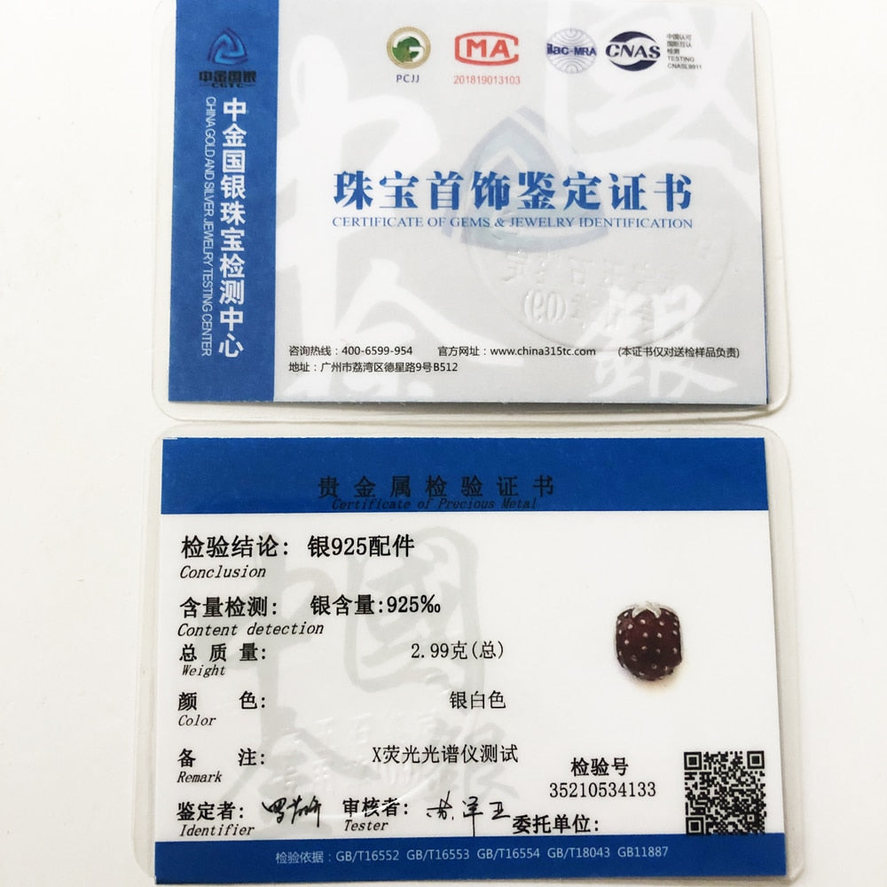 Beads Strawberry 925 Sterling Silver Charm European DIY Jewelry Accessorie Gift For Women