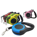 Retractable Dog Leash 3 And 5 Meters Long Pet Puppy Walking Lead Rope Automatic Nylon Traction Leashes For Dogs - anconmall