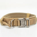 Tactical Dog Collar Adjustable Metal Buckle Dog Collars with Control Handle Training Pet Dog Collar For German Shepherd Dogs - anconmall