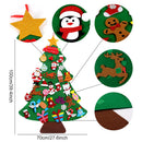 Diy Felt Christmas Tree Christmas Decor for Home Navidad 2022 New Year Gifts for Kids Cristmas Ornaments Navidad Natal Xmas Tree