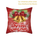 Christmas Cushion Cover Merry Christmas Decorations for Home 2022 Christmas Ornament Xmas Gifts Navidad Noel Happy New Year 2023
