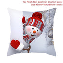 Santa Claus Snowman Cushion Cover Merry Christmas Decorations For Home Navidad 2022 Christmas Ornaments Xmas Gift New Year 2023