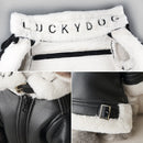 Soft Lapels Faux Fur Coat Black Thickened Warm Coats Dog Jackets for Puppies Teddy French Bulldog - anconmall