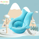 Baby Newborn Shower Bath Tub Pad Non-Slip Bathtub Net Bag Seat Support Mat Foldable Take Bath Pad Soft Comfort Body Cushion