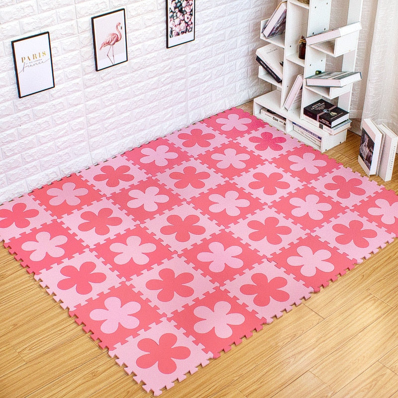 Children's Mat EVA Kids Foam Puzzle Carpet Baby Play Mat Interlocking Floor Tiles with Alphabet and Numbers DropShipping