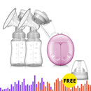 New Single or Double Electric Breast Pumps electric Powerful Nipple Suction USB Electric Breast Pump with baby milk two bottle